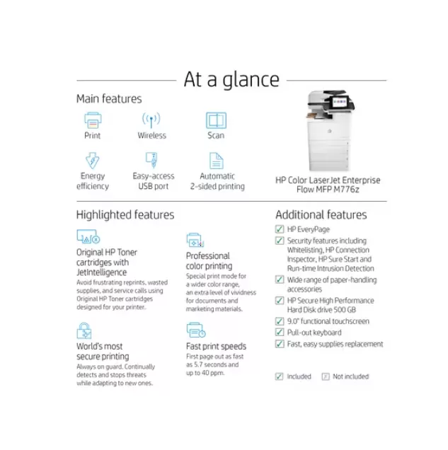 Enterprise Flow MFP M776z